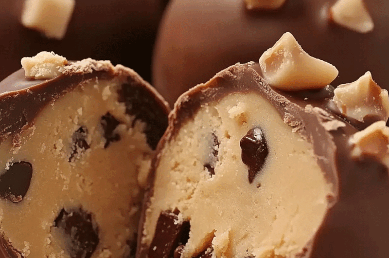 Chocolate Chip Cookie Dough Truffles