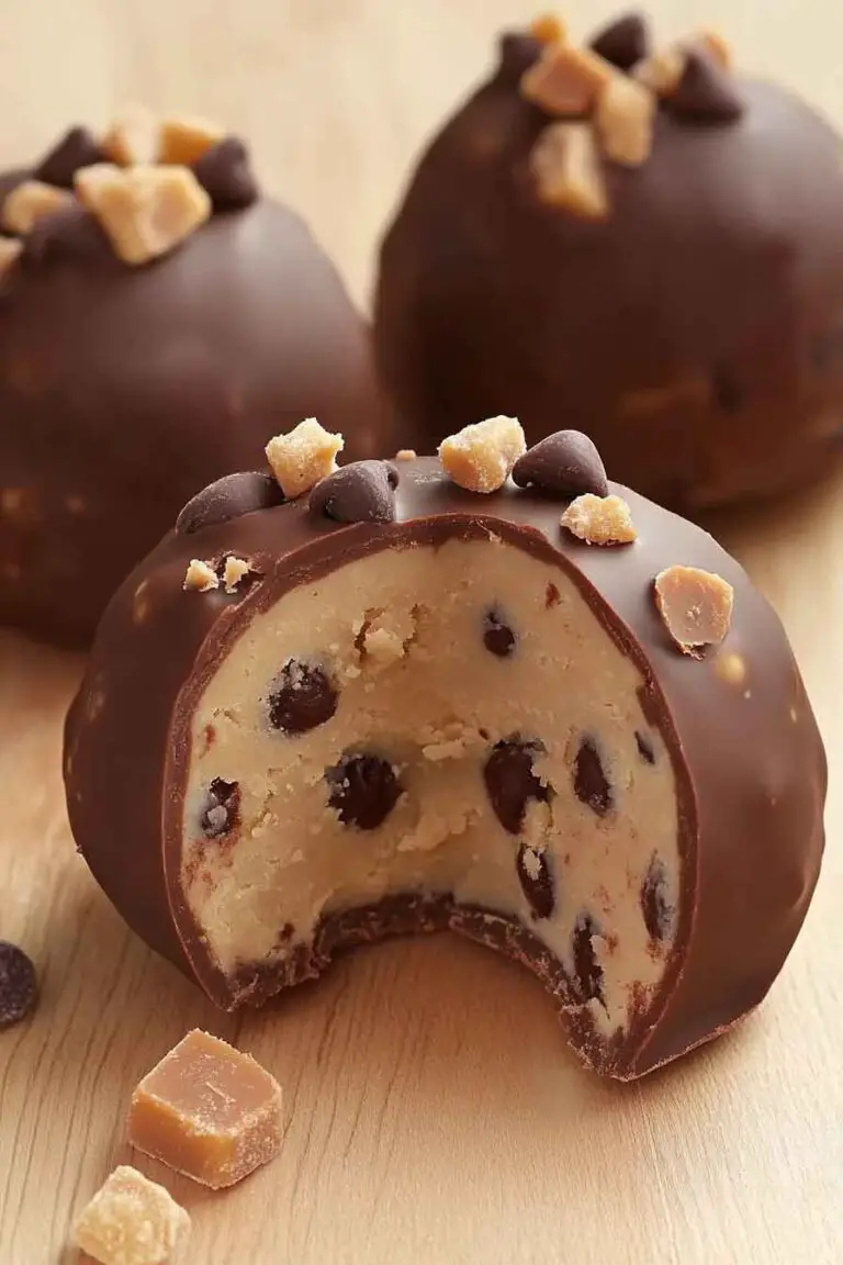chocolate Chip Cookie Dough Truffles