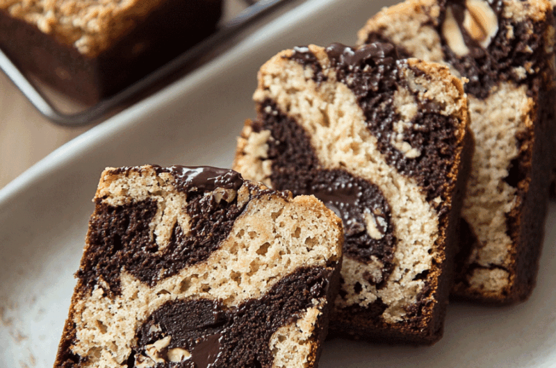 Chocolate Peanut Butter Swirl Bread