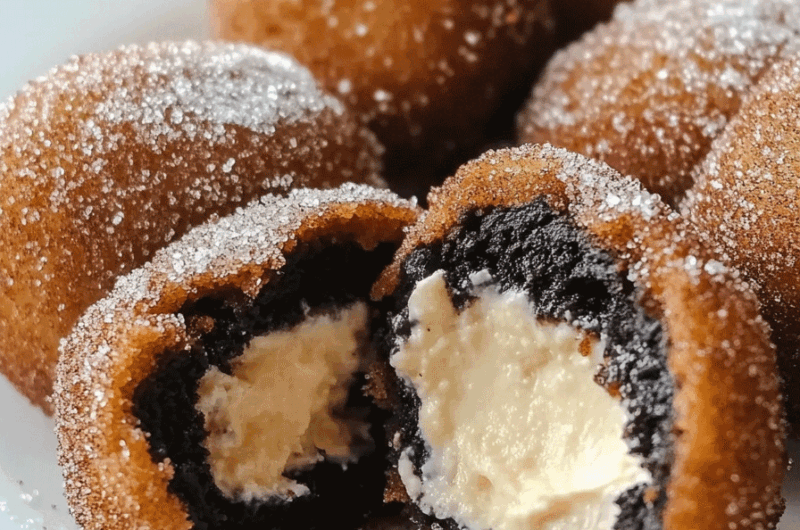 Churro Cheesecake Deep Fried Oreos