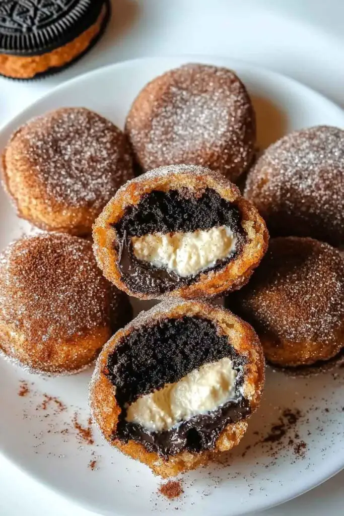 How to Make Churro Cheesecake Deep Fried Oreos