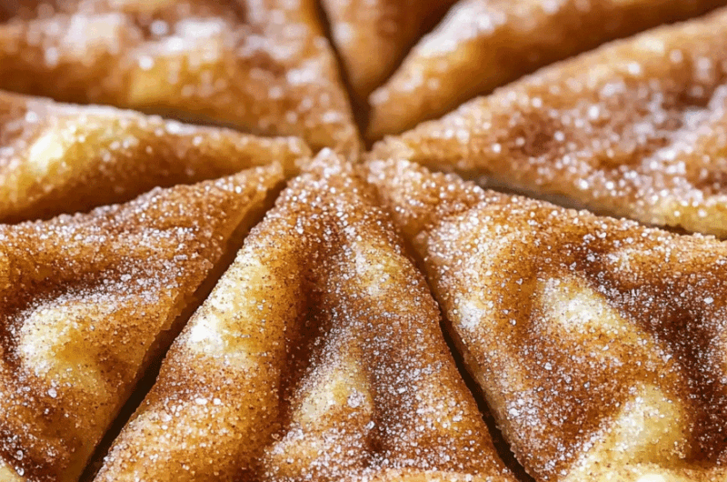 Cinnamon Sugar Pizza Crescent Rolls