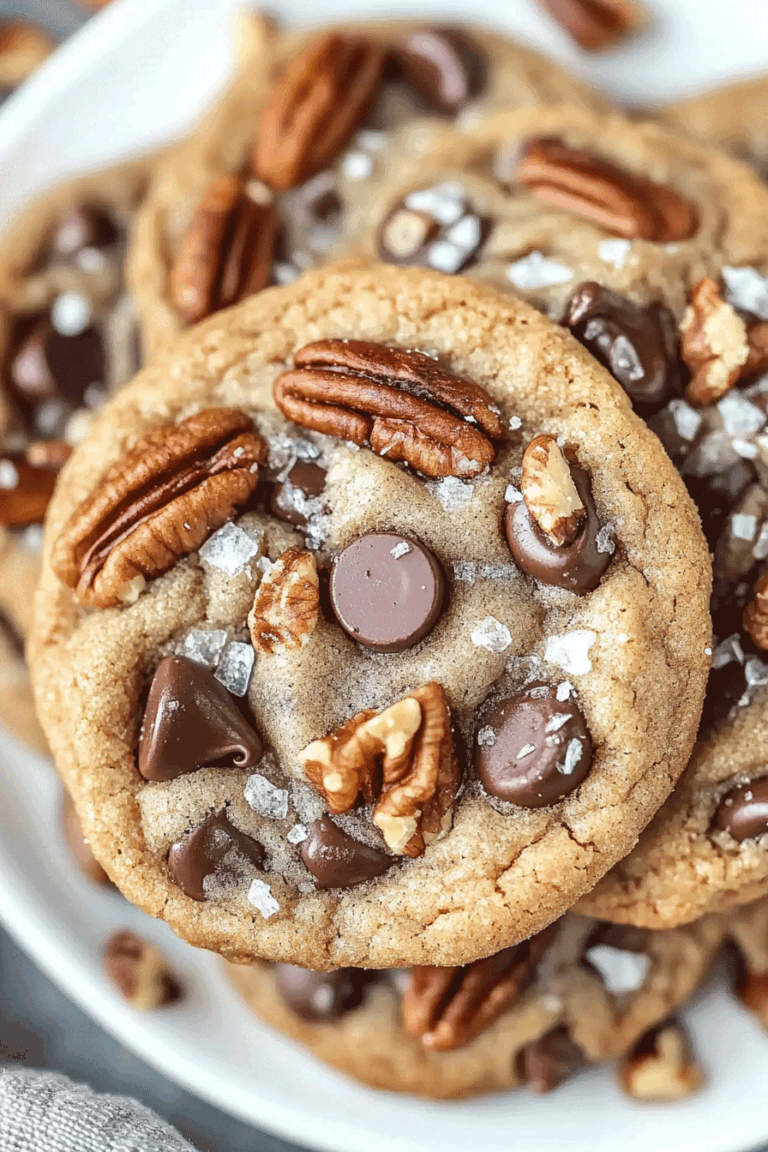 Cinnamon Sugar Praline Chocolate Chip Cookies