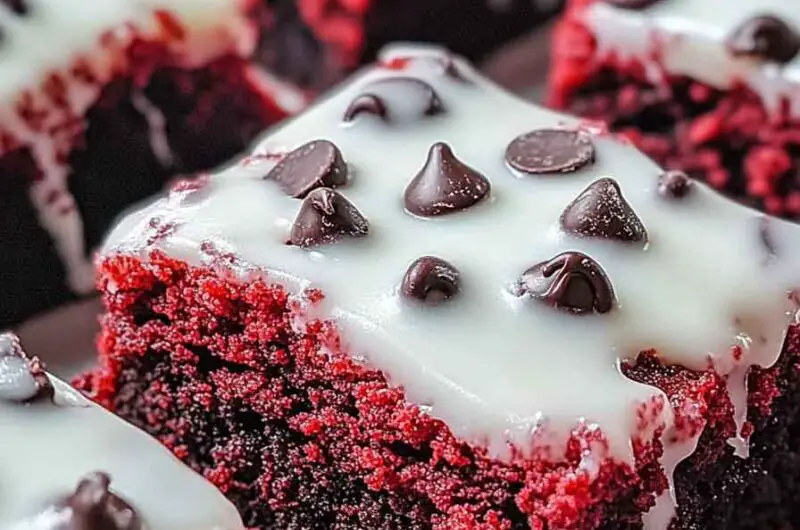 Cookies & Cream Red Velvet Brownies