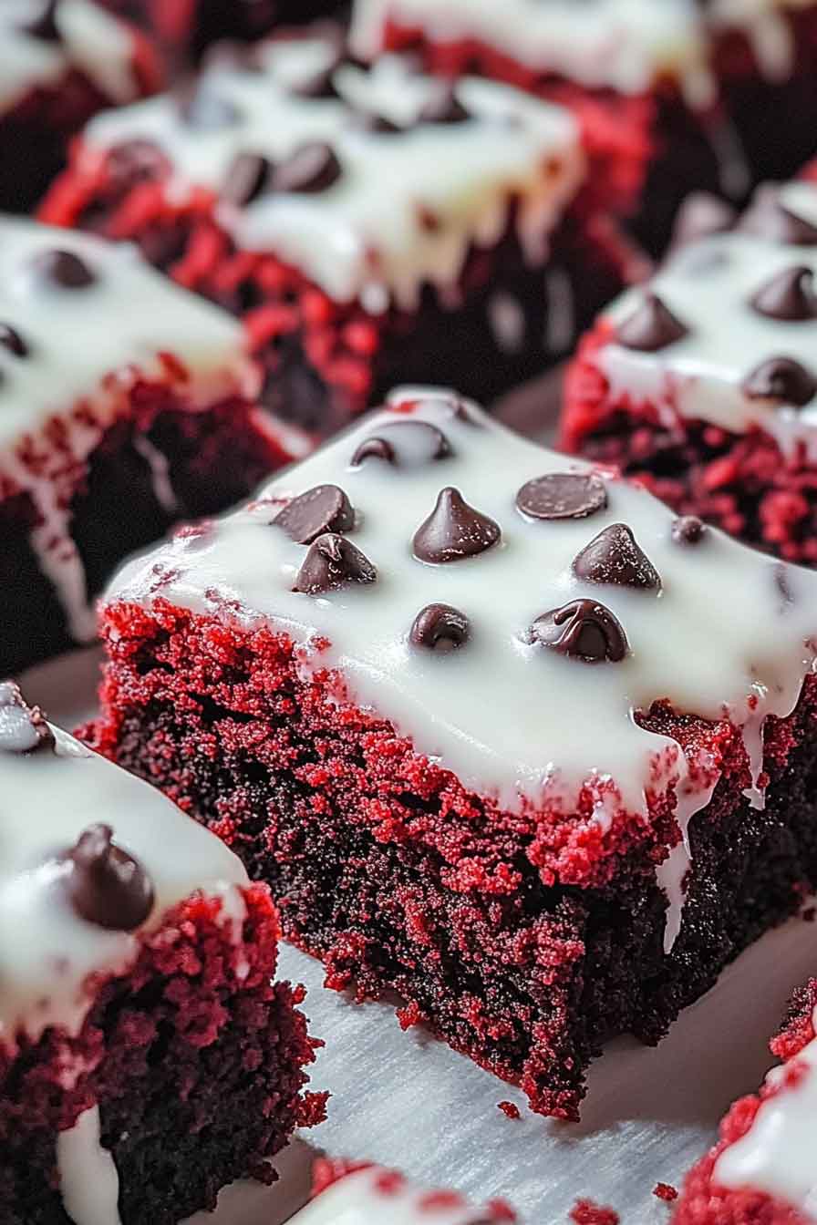 Cookies & Cream Red Velvet Brownies