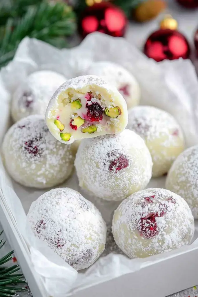 Cranberry Chocolate Truffles
