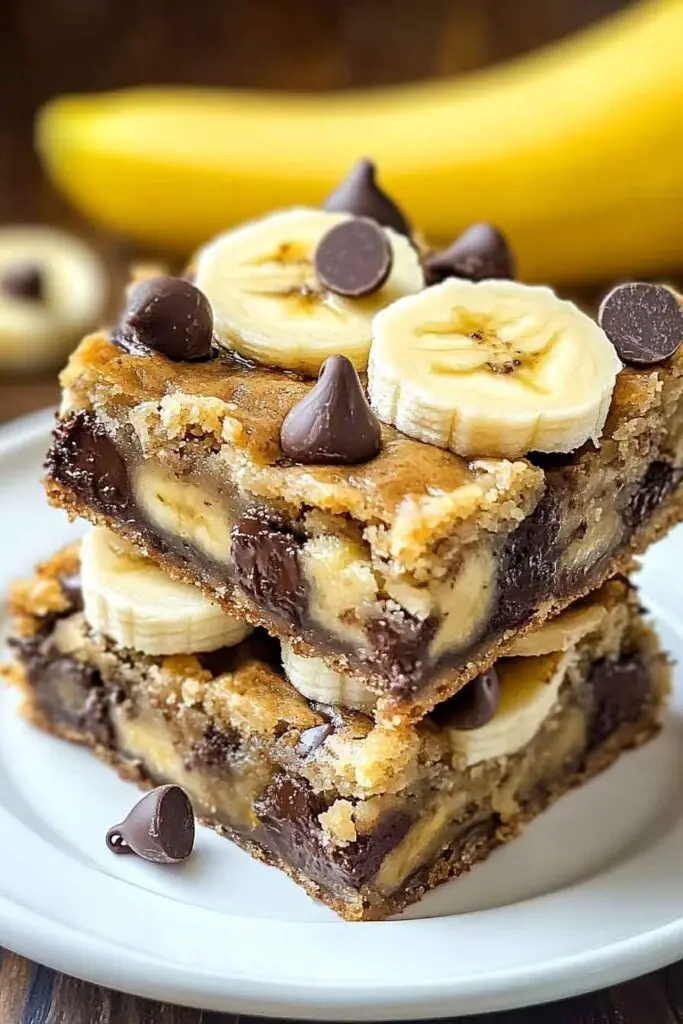 Banana Chocolate Chip Bars