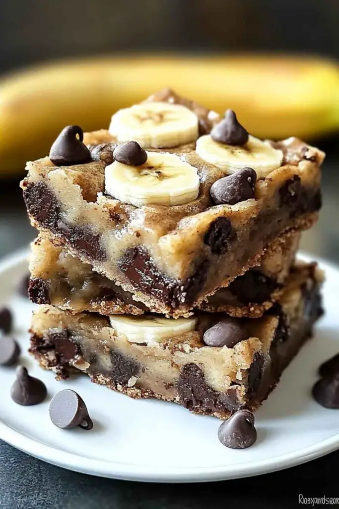 How to Make Banana Chocolate Chip Bars