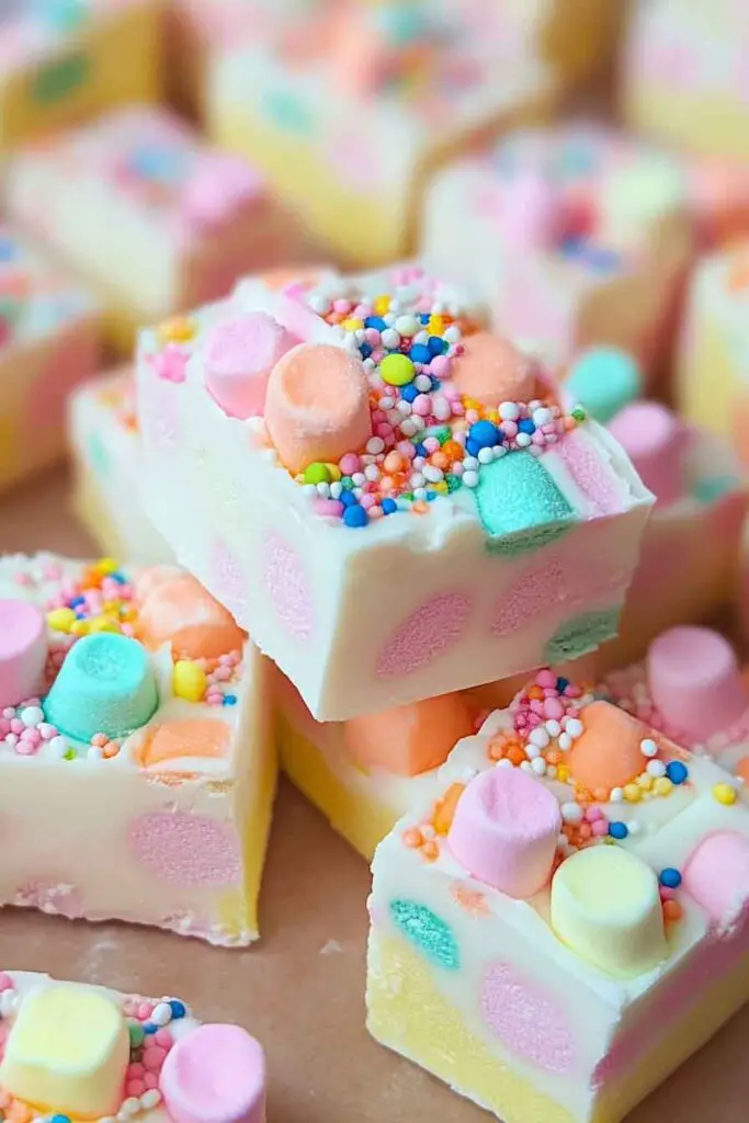Easy Fruity Marshmallow Fudge Recipe