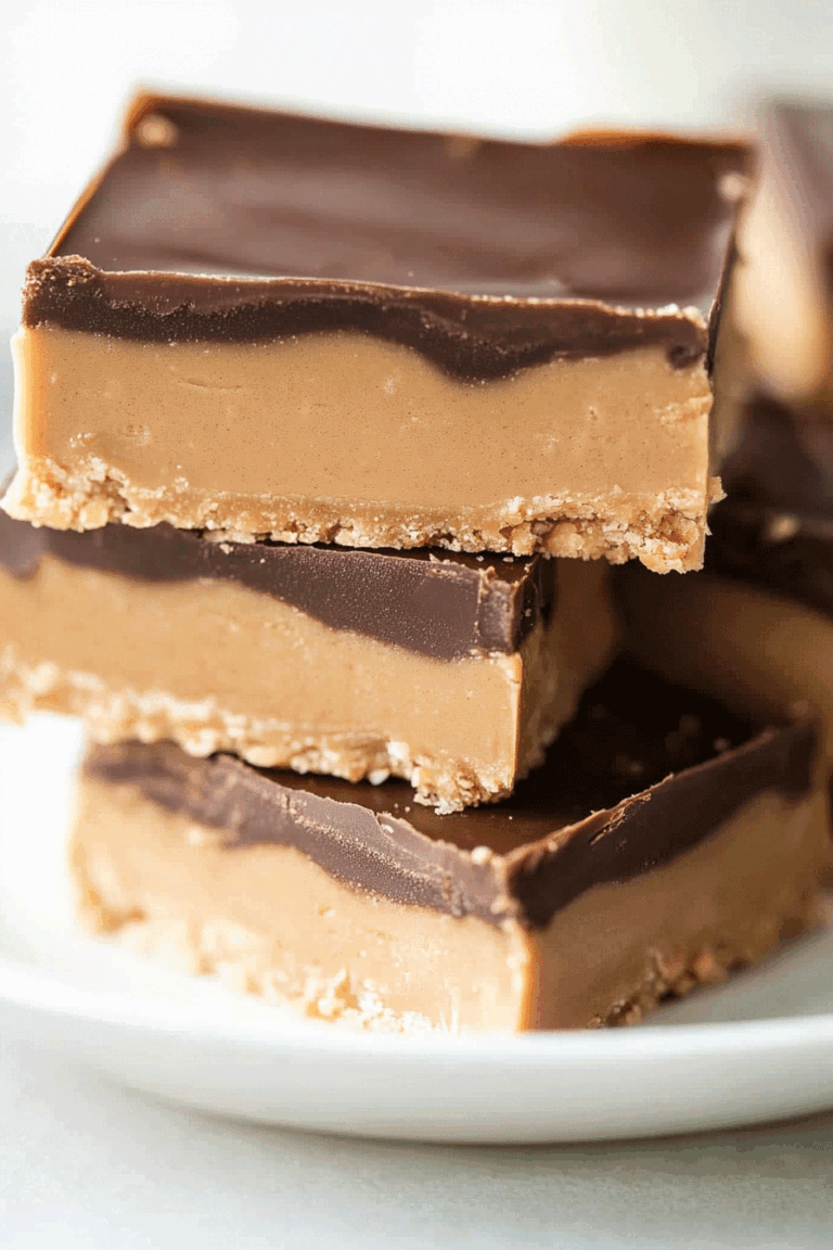 easy No Bake Peanut Butter Bars