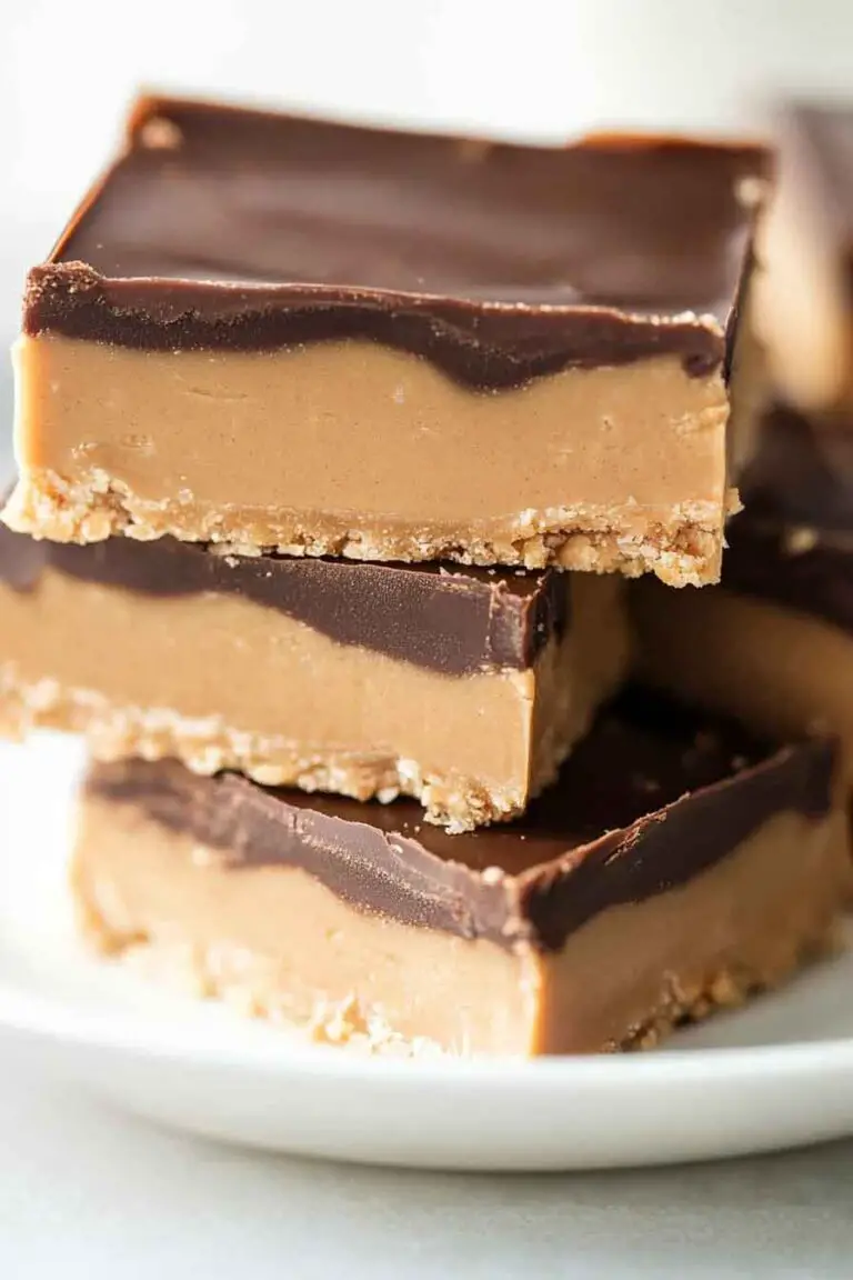 Easy No Bake Peanut Butter Bars
