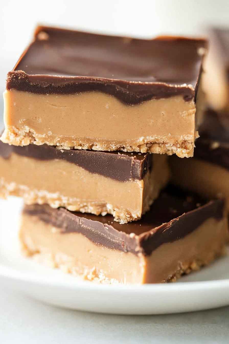 Easy No Bake Peanut Butter Bars