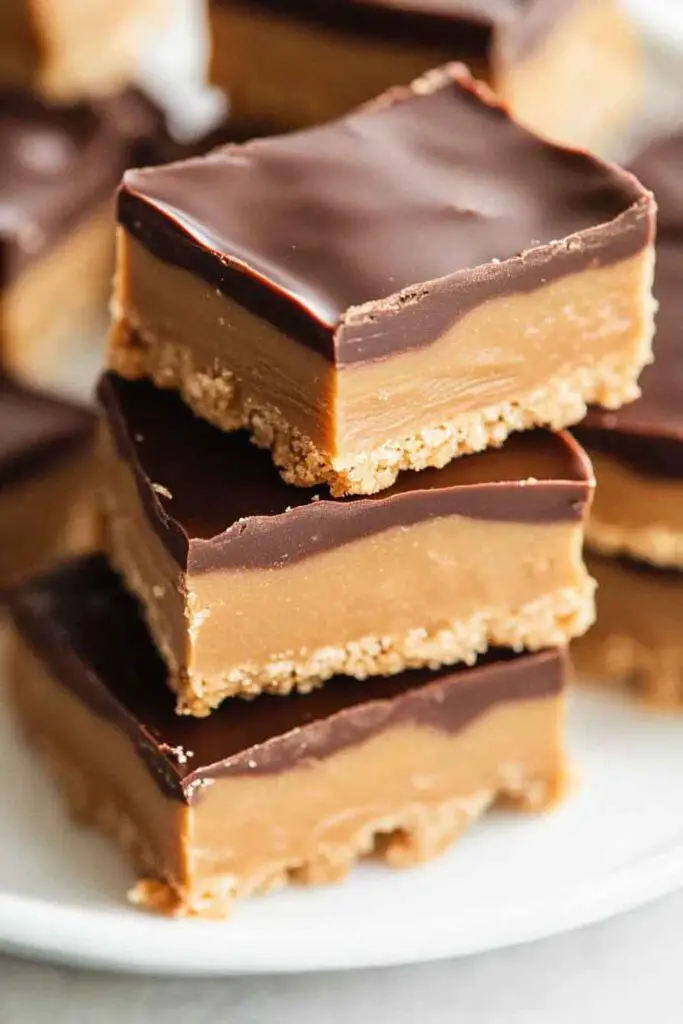 No Bake Peanut Butter Bars