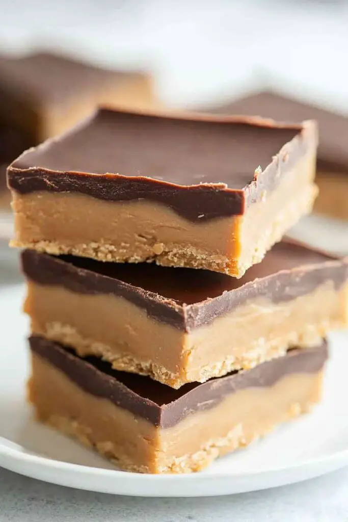 Easy No Bake Peanut Butter Bars