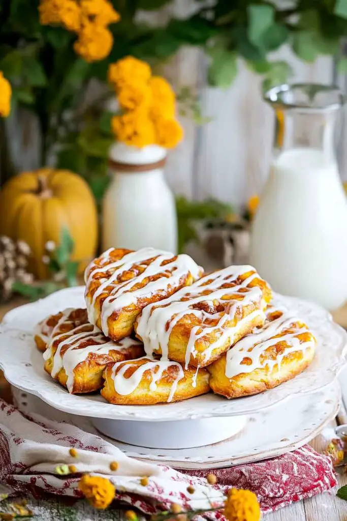 easy Pumpkin Danish With Cream Cheese
