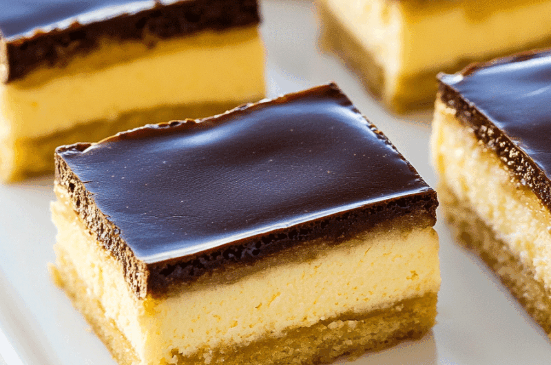 Elegant Boston Cream Dessert Bars