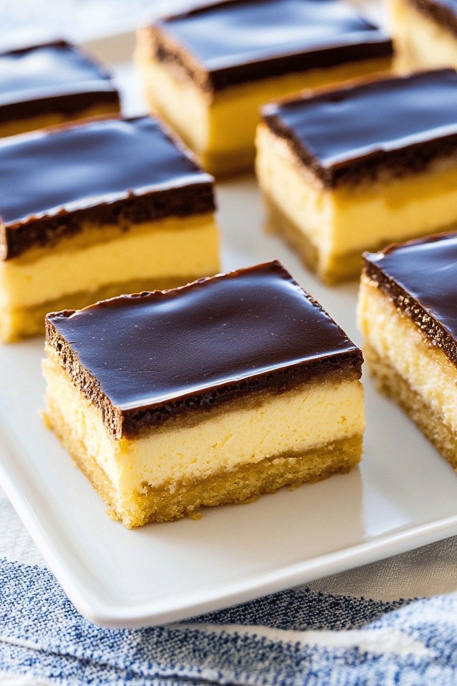 Elegant Boston Cream Dessert Bars