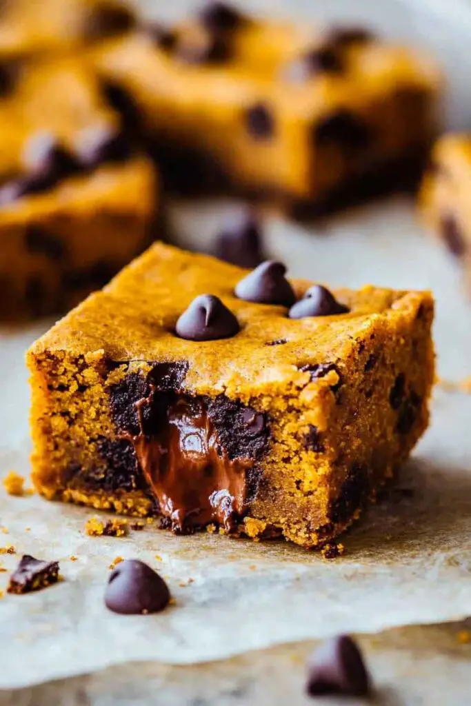 Pumpkin Chocolate Chip Bars