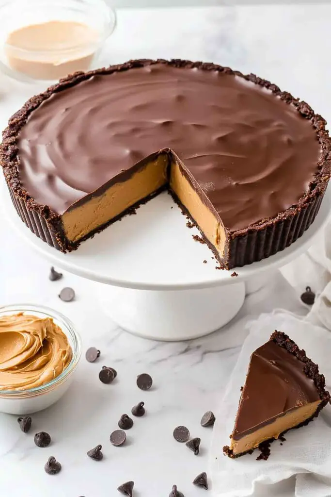 How to Make Giant Reese’s Peanut Butter Cup Pie 