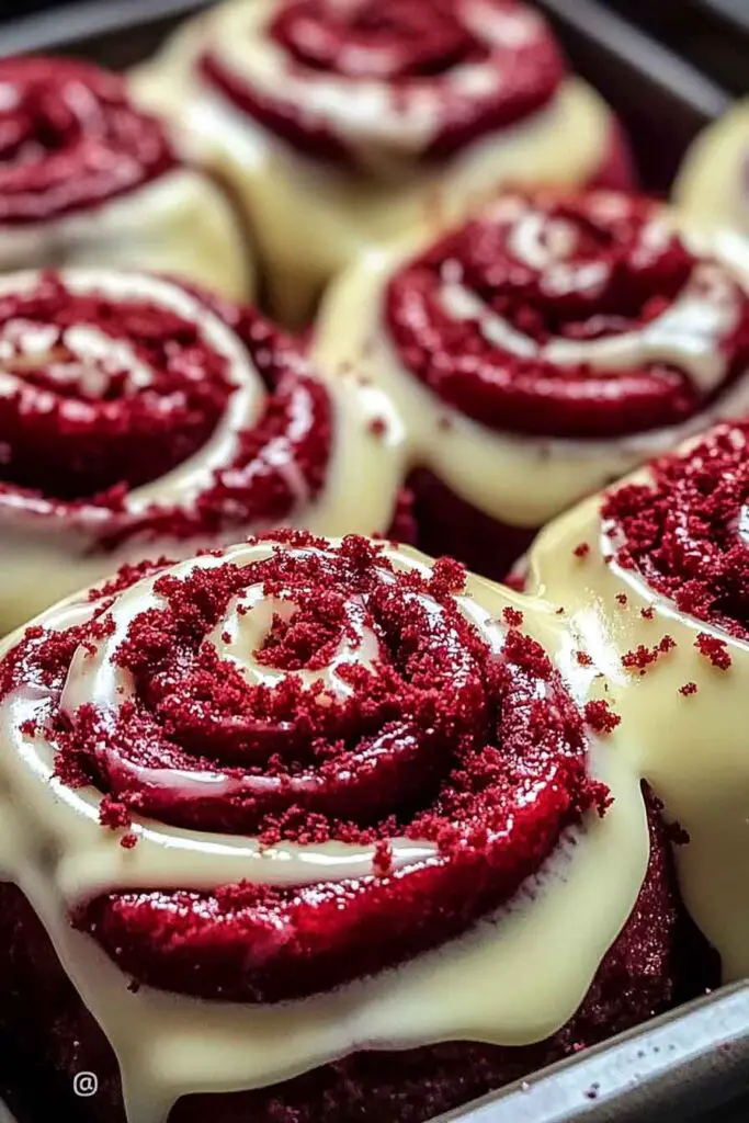 Red Velvet Cinnamon Rolls