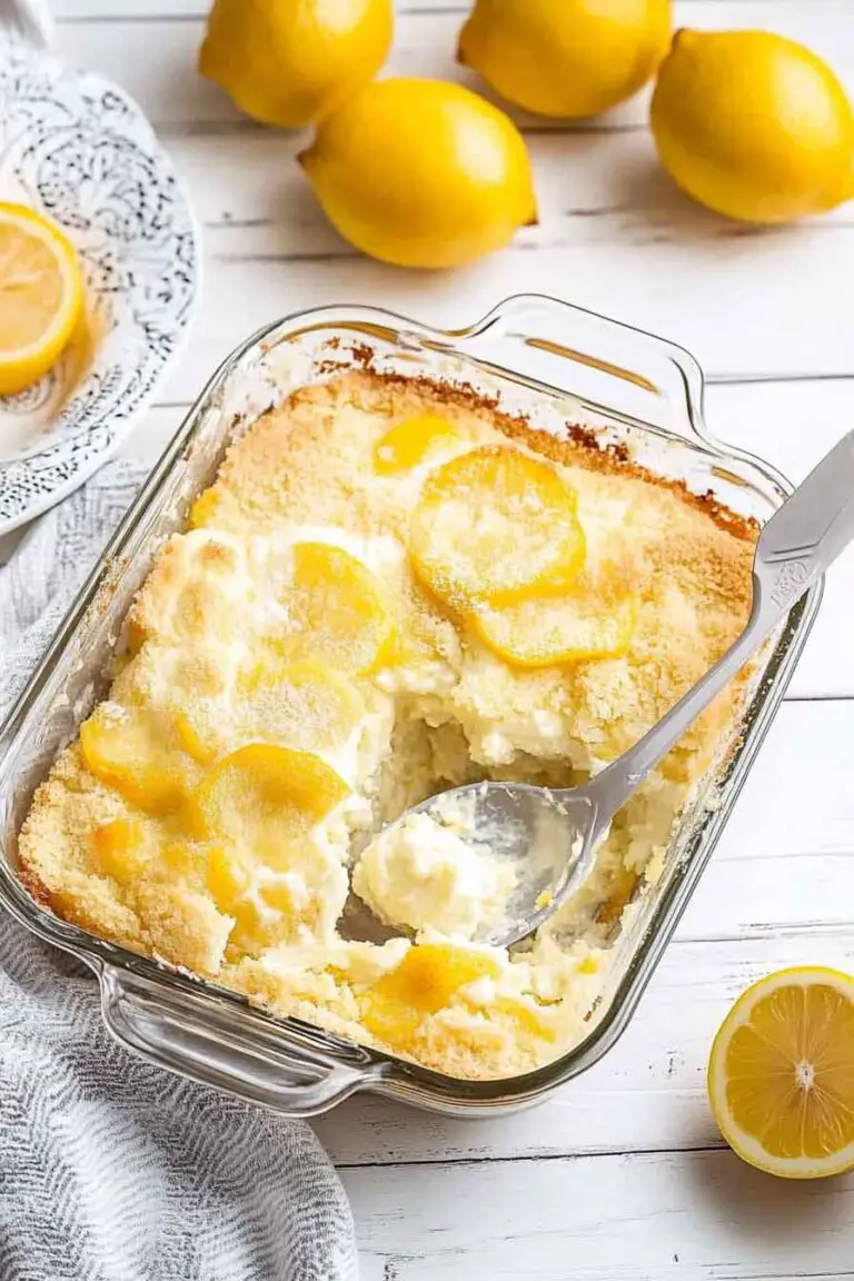 Lemon Cream Cheese Dump Cake