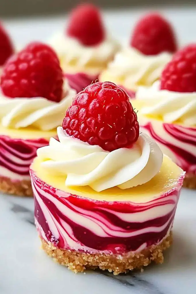 How to Make Lemon Raspberry Swirl Cheesecake Cups