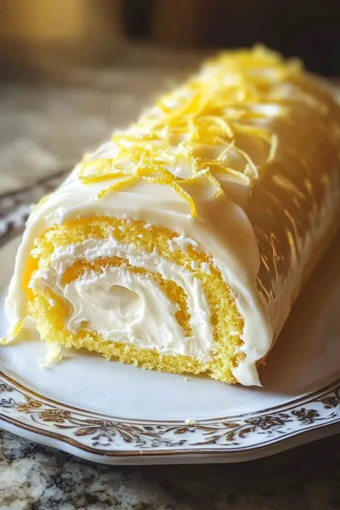 luscious Lemon Cream Roll 