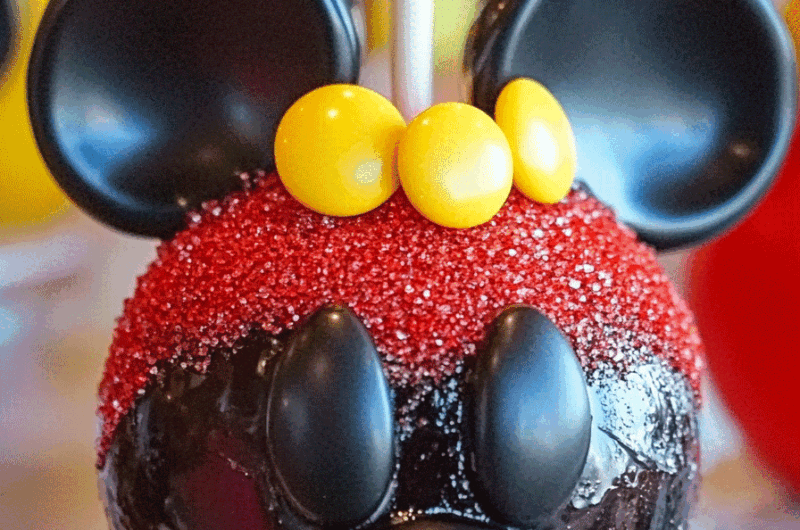 Mickey Mouse Candy Apples