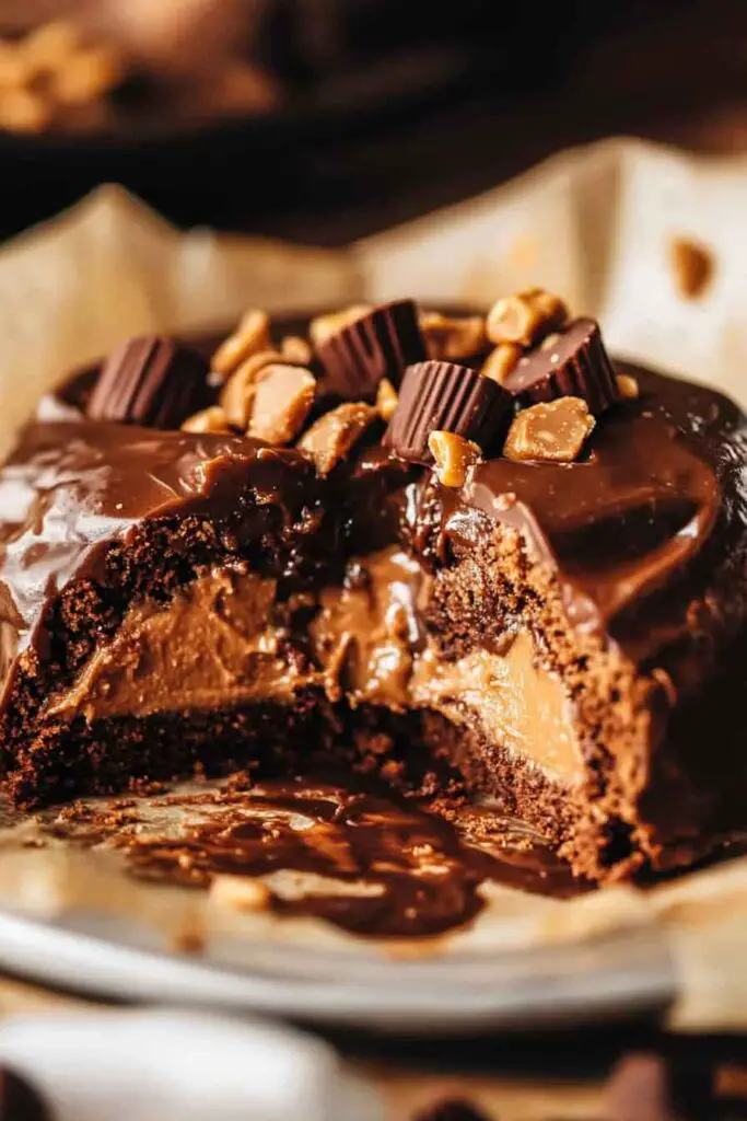 molten Peanut Butter cake