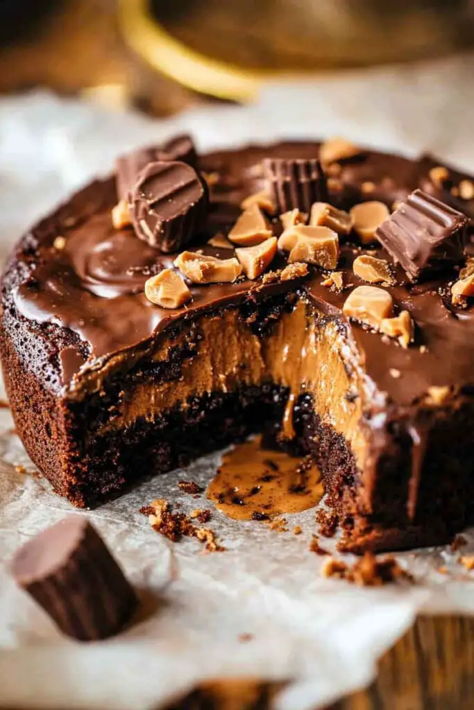 Ingredients for Molten Peanut Butter Lava Cake