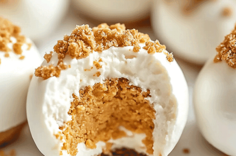No Bake Pumpkin Cheesecake Balls