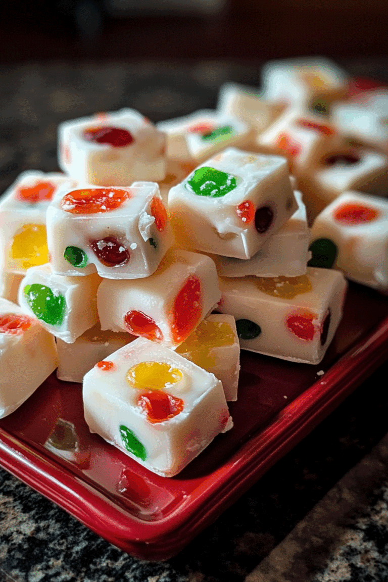 Old-Fashioned Jelly Nougat Candy