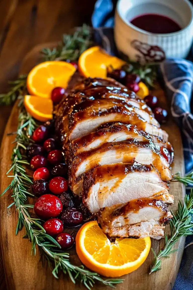 orange Cranberry Pork Loin Roast
