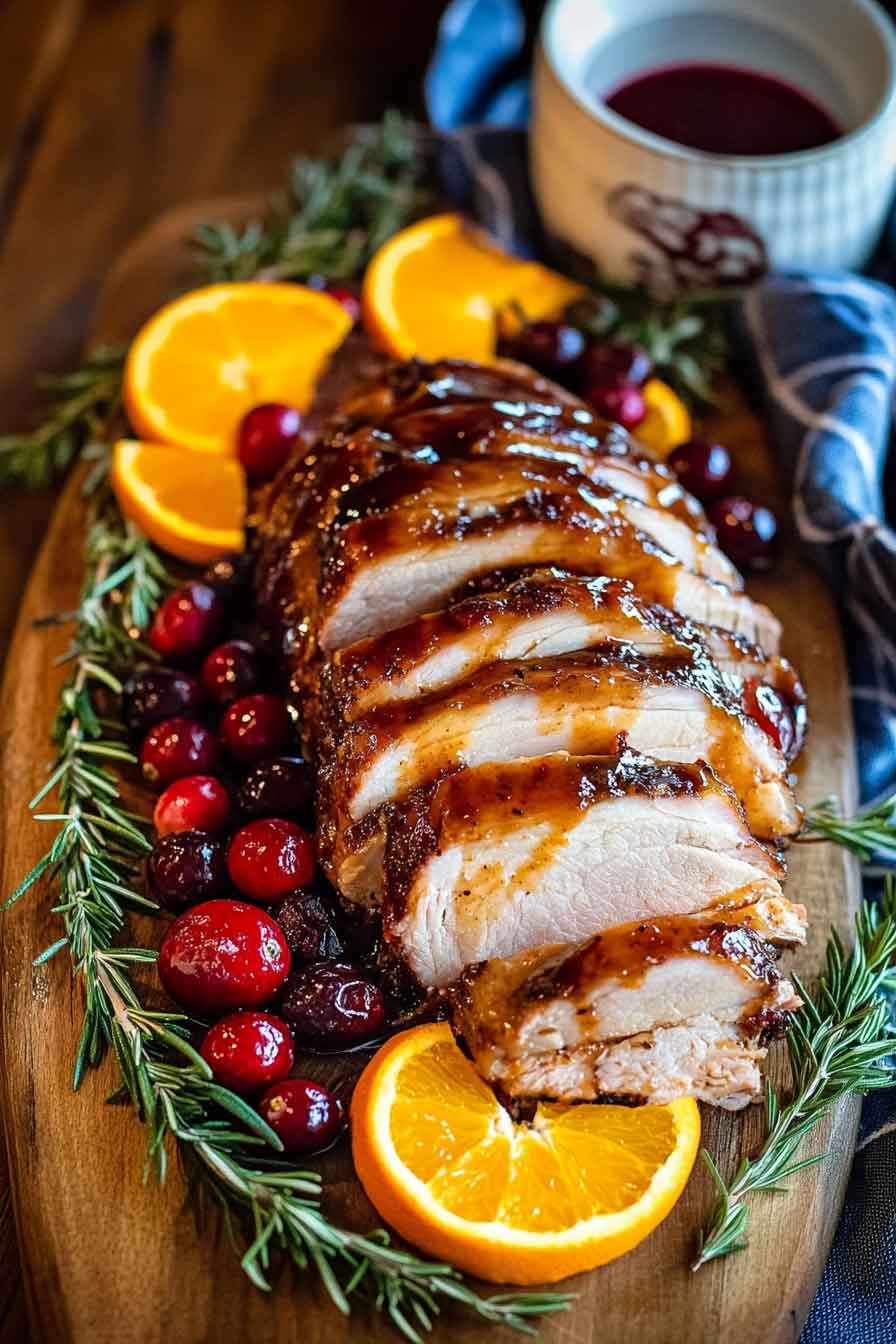 orange Cranberry Pork Loin Roast