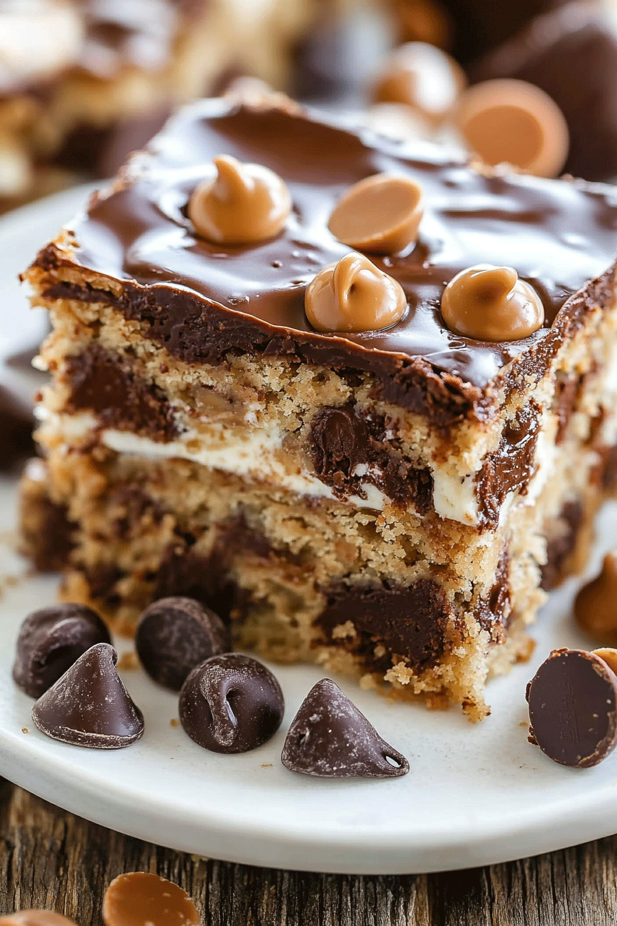Peanut Butter Cup Gooey Bars