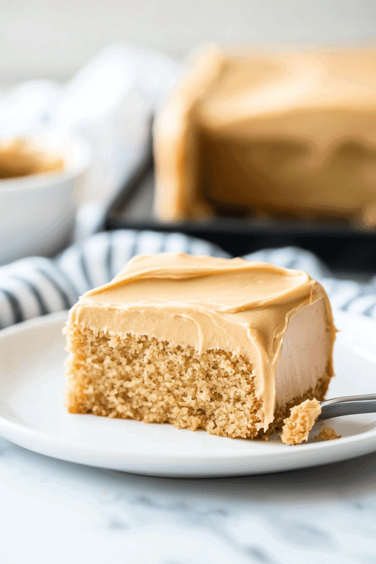 Peanut Butter Sheet Cake