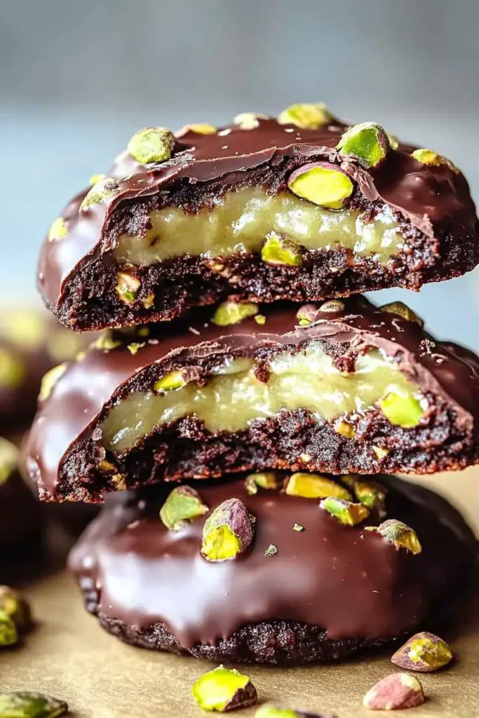 Pistachio Chocolate Cookies