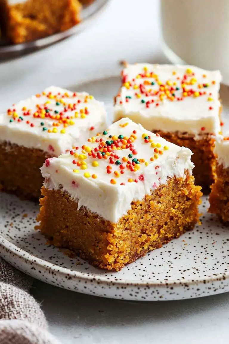 pumpkin Bars With Cream Cheese Frosting