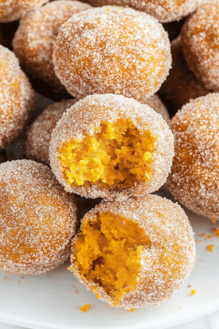 pumpkin Donut Holes Air Fryer Oven