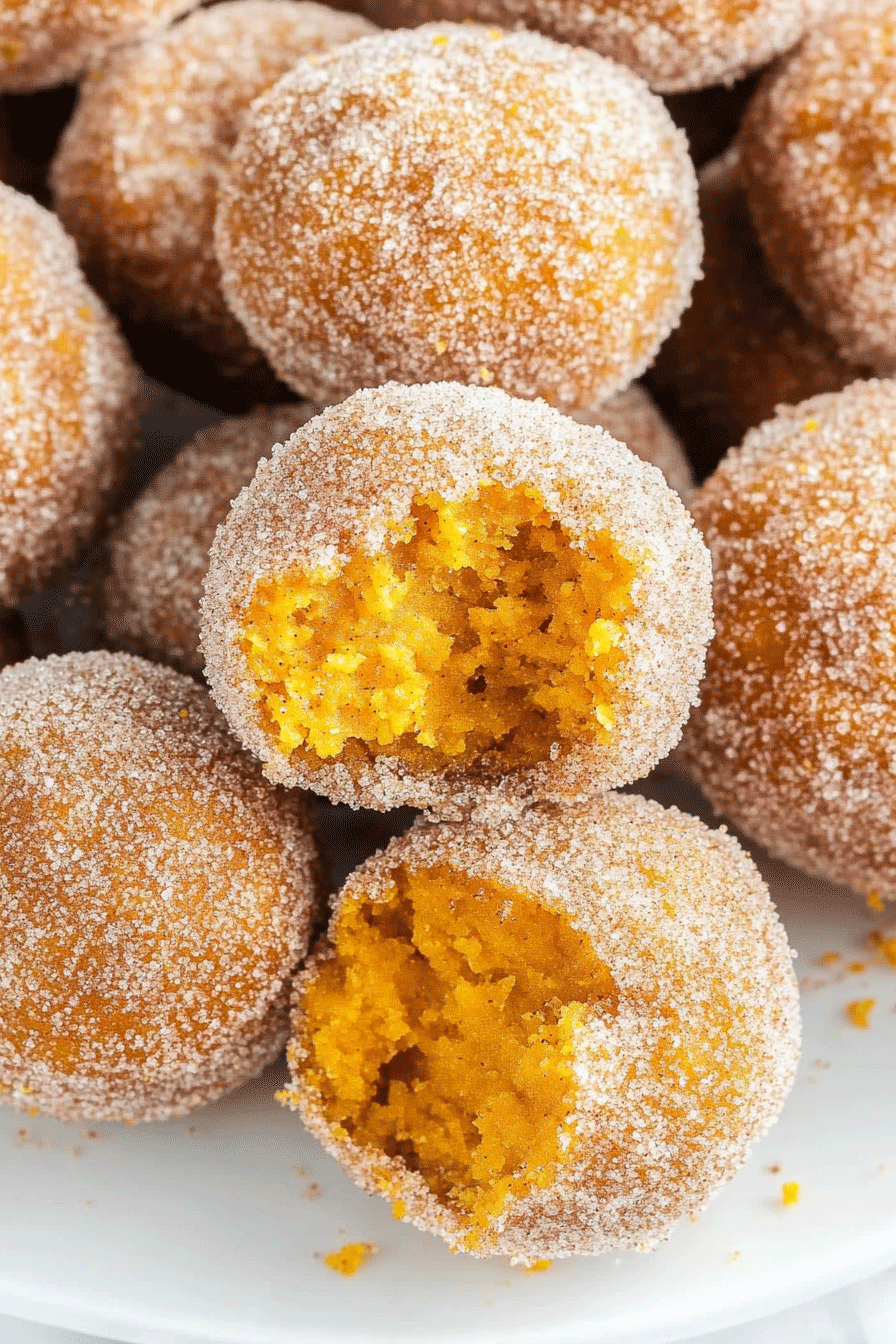pumpkin Donut Holes Air Fryer Oven