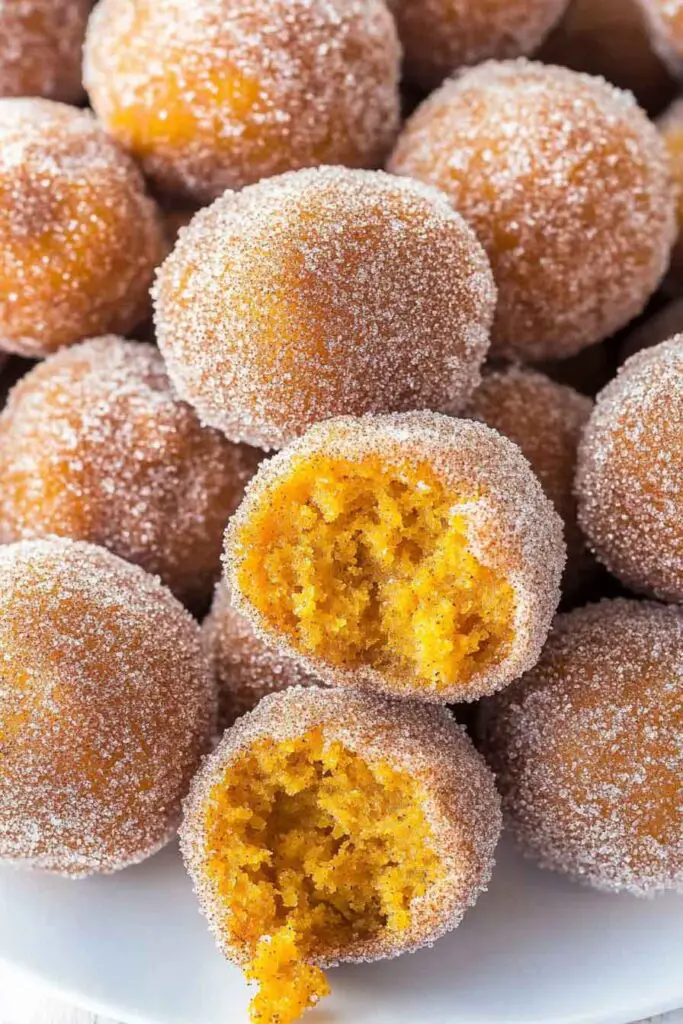 Pumpkin Donut Holes 
