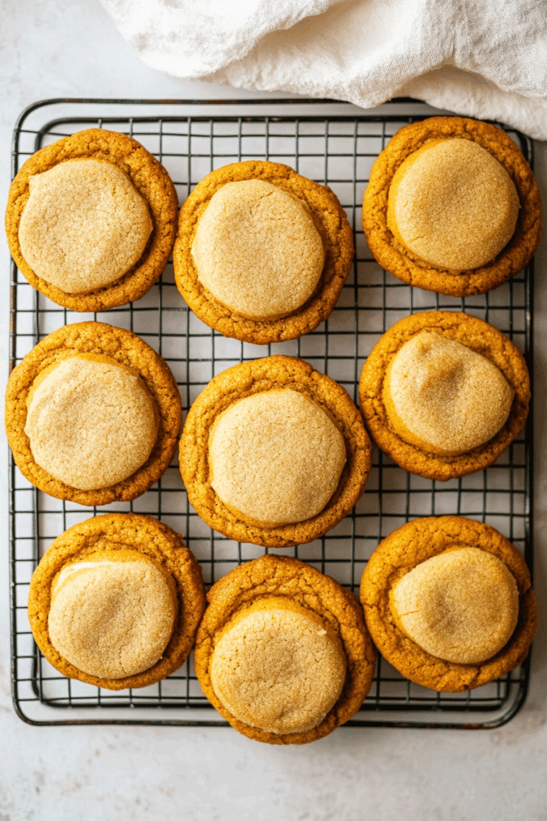 pumpkin Spice Cheesecake Stuffed Sugar Cookies