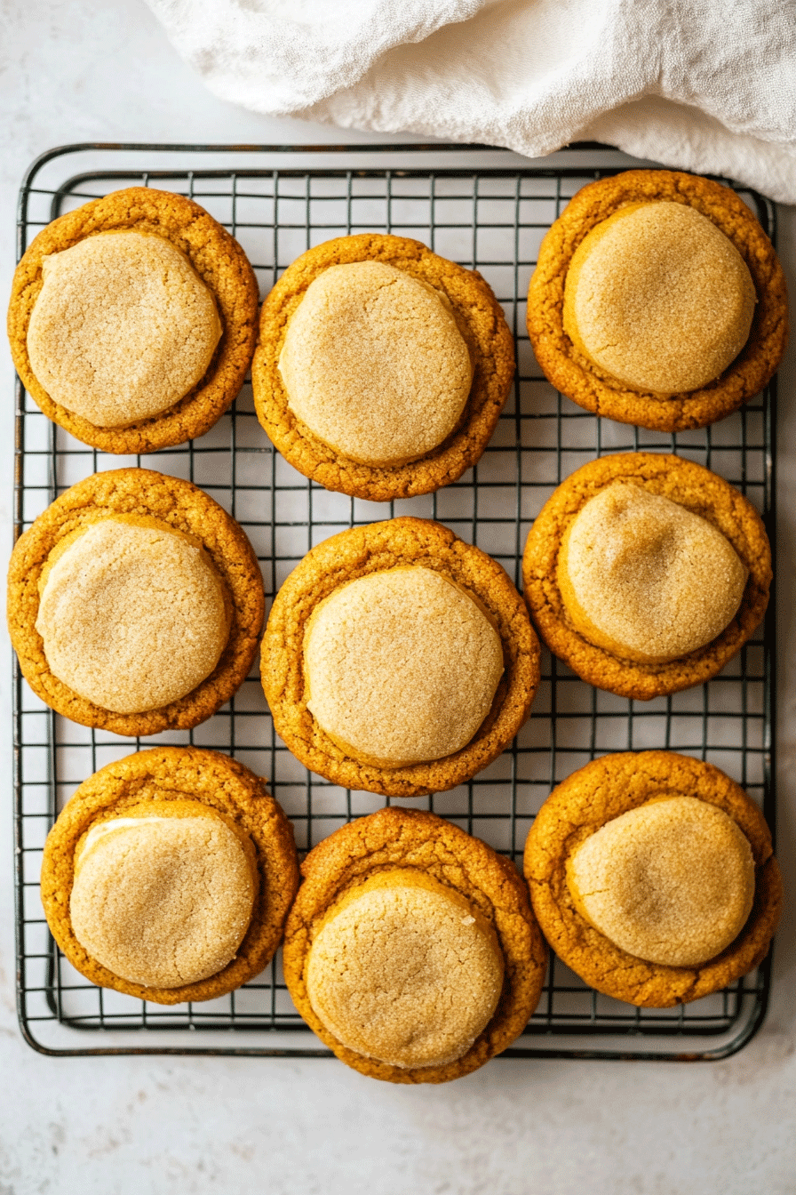 pumpkin Spice Cheesecake Stuffed Sugar Cookies