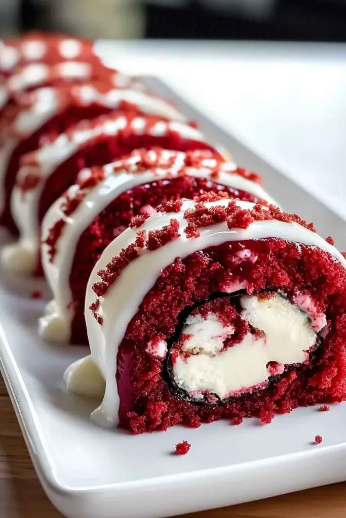 Cheesecake Sushi Roll Dessert
