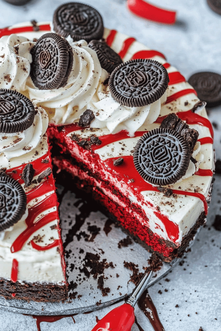 Red Velvet Oreo Cheesecake Recipe
