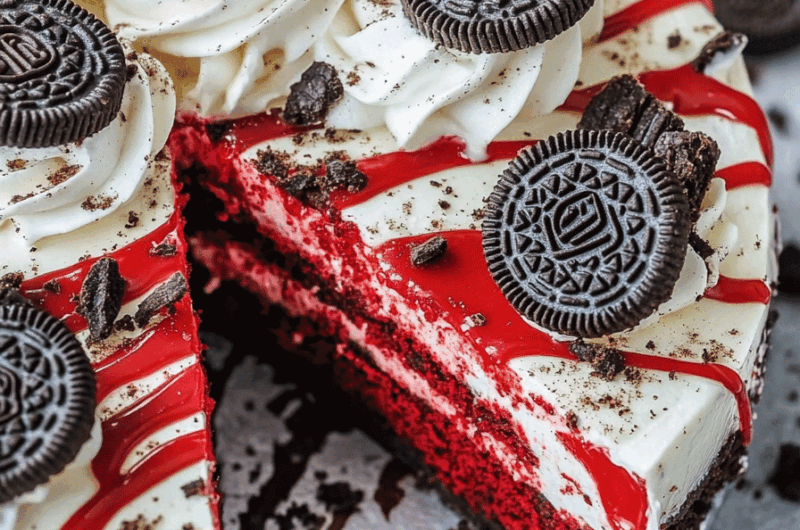 Red Velvet Oreo Cheesecake Recipe
