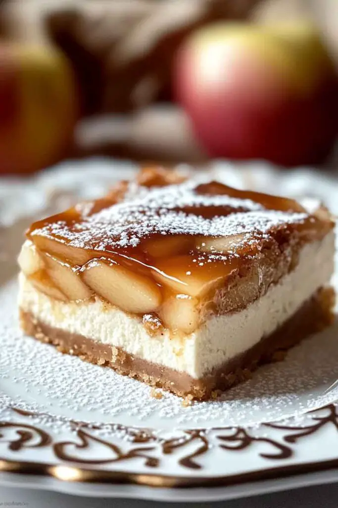 Salted Caramel Apple Cheesecake