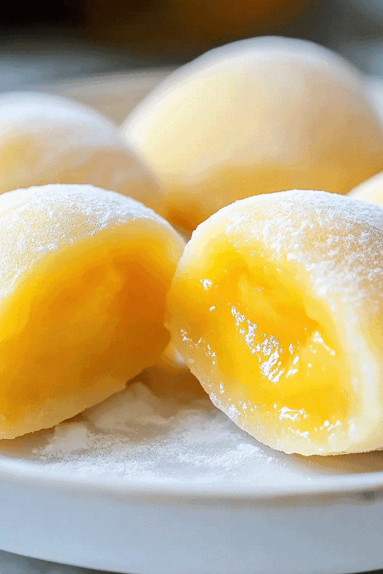 Simple 3-Ingredient Mango Mochi