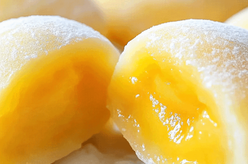 Simple 3-Ingredient Mango Mochi