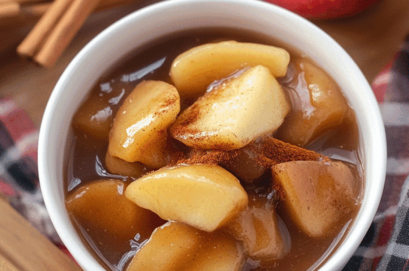 Slow Cooker Cracker Barrel Fried Apples